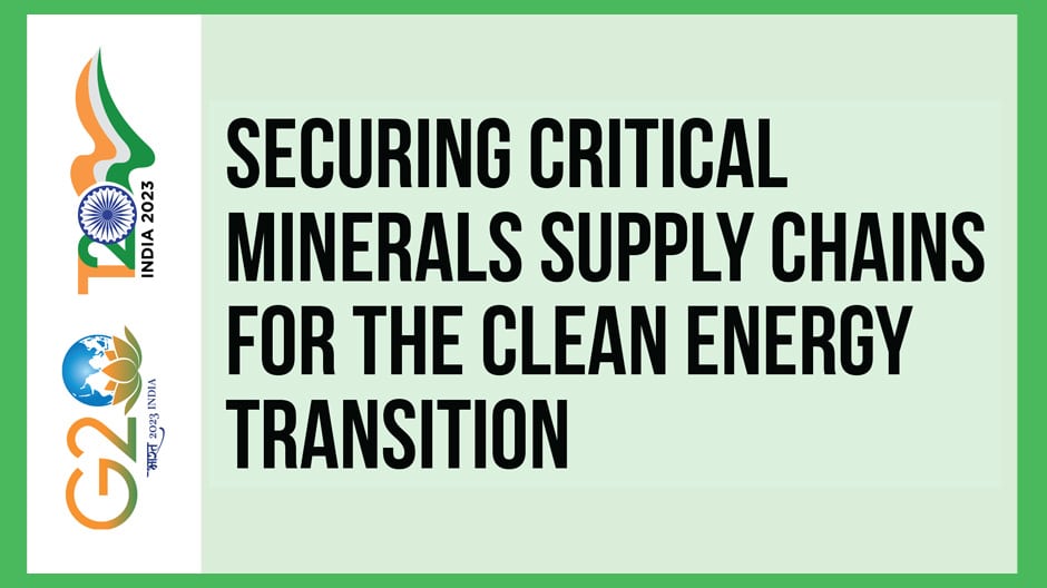 Securing Critical Minerals Supply Chains For The Clean Energy ...